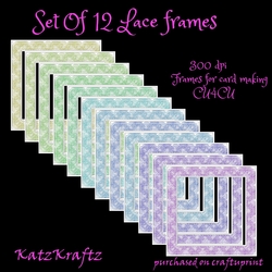 Lace frames
