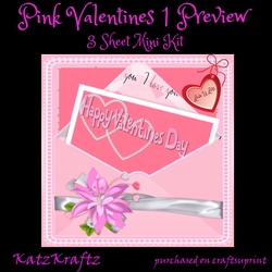 Pink Valentines Mini Kit 1