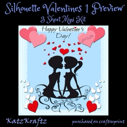 Silhouette Valentine 1
