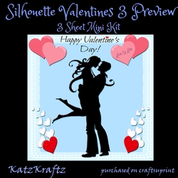 Silhouette Valentine 3