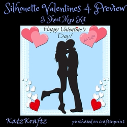 Silhouette Valentine 4