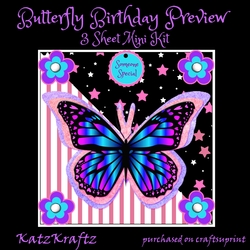 Butterfly Birthday Mini Kit