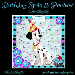 Birthday Spots 3 Mini Kit