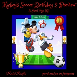 Mickeys Soccer Birthday 2