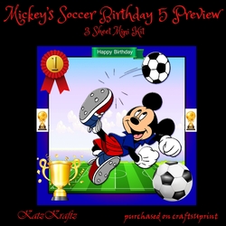 Mickeys Soccer Birthday 5