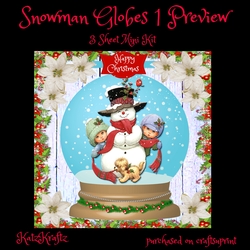Snowman Globes 1