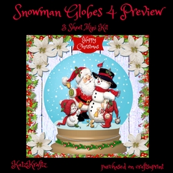 Snowman Globes 4