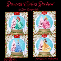 Princess Snow Globe Bumper Kit