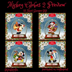 Mickey Globes 2 Bumper Kit