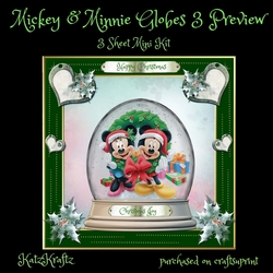 Mickey & Minnie Globes 3