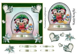 Mickey & Minnie Globe 3