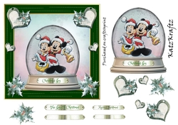 Mickey & Minnie Globe 4