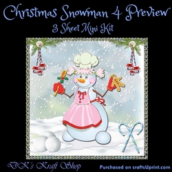 Christmas Snowman 4