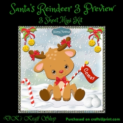 Santas Reindeer 3