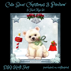 Cute Bear Christmas 4