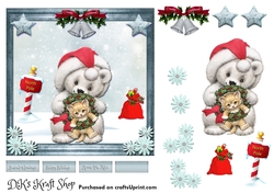 Cute Bear Christmas Sheet 1