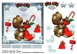 Cute Bear Christmas Sheet 3