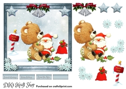 Cute Bear Christmas Sheet 6