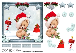 Cute Bear Christmas Sheet 8