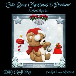 Cute Bear Christmas 5