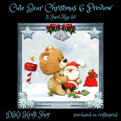 Cute Bear Christmas 6
