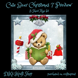 Cute Bear Christmas 7