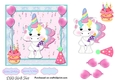 Cute Little Unicorn Birthday 4
