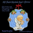 3D Shaped Keepsake Christmas Angel Decoration 1