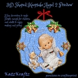 3D Shaped Keepsake Christmas Angel Decoration 2