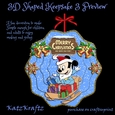 3D Shaped Keepsake Christmas decoration Mickey 2
