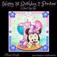 Happy 1st Birthday 2 Mini Kit