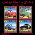 Cars Birthday 1-4