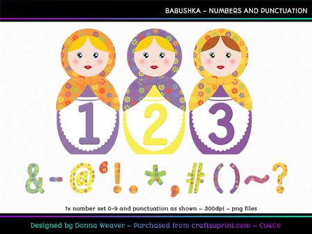 Babushka Numbers & Punctuation