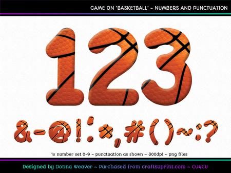 Cu4cu Game on Basketball Numbers and Punctuation