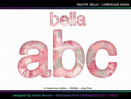 Cu4cu Palette 'gert' Lowercase Alpha