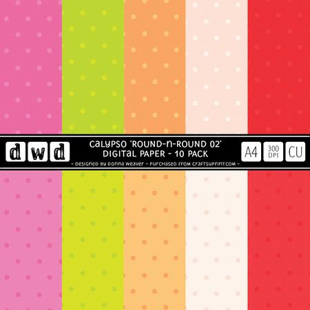 Calypso A4 Round N Round02 Paper Pack Commercial Use