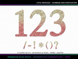 Cu4cu Little Princess Numbers and Punctuation