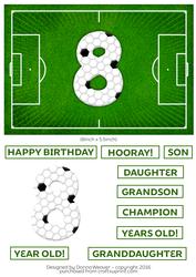 Soccer/football Birthday 8 Year Old