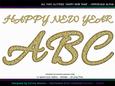 Happy New Year Uppercase Alpha