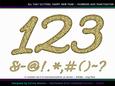 Happy New Year Numbers and Punctuation