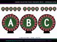 Place Your Bets White Uppercase Alpha