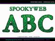Spookyweb Green Uppercase Alpha