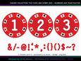 The Chips Are Down Red Numbers and Punctuation