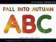 Fall Into Autumn Uppercase Alpha