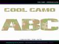 Cool Camo Uppercase Alpha