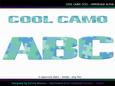 Cool Camo Ice Uppercase Alpha