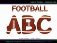 Cu4cu Game on Football Uppercase Alpha