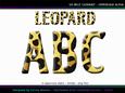 Cu4cu Go Wild Leopard Uppercase Alpha