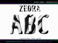 Cu4cu Go Wild Zebra Uppercase Alpha