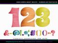 Cu4cu Grans Sewing Basket Brights Numbers and Punctuation